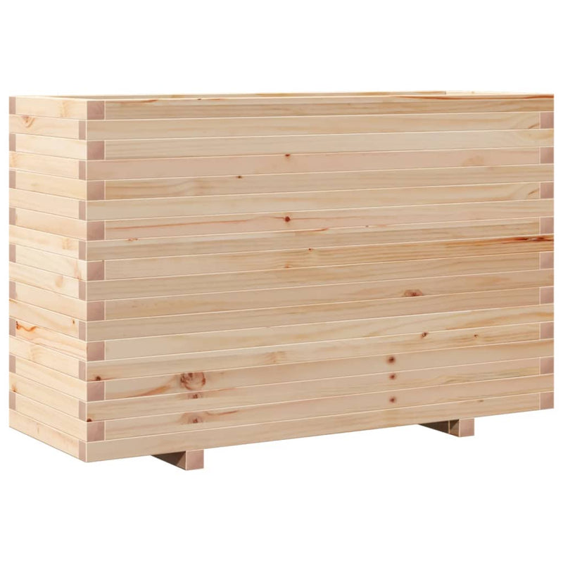 Load image into Gallery viewer, VidaXL Plantenbak 110x40x72 cm massief grenenhout
