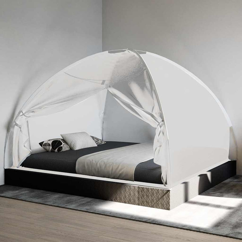 Load image into Gallery viewer, Vidaxl klamboe met deuren mongolia 220 gaas 200x180x135 cm wit
