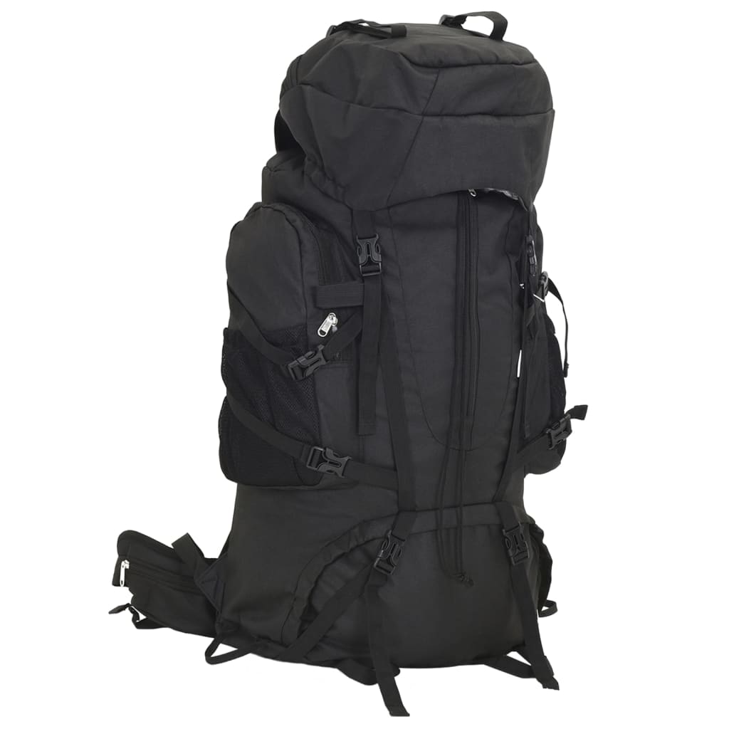 VidaXL Wandelrugzak 60 L oxford stof zwart