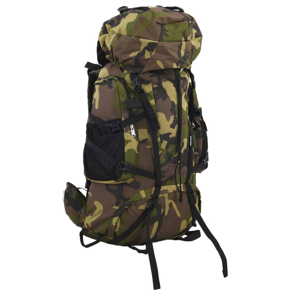 VidaXL Wandelrugzak 60 L camouflage oxford stof groen