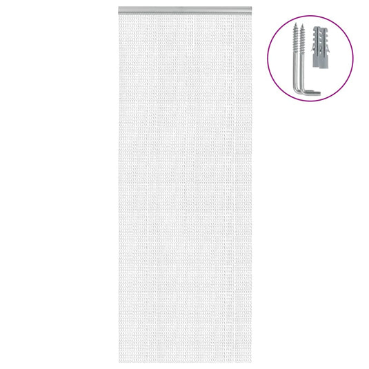 Vidaxl vliegengordijn kettingen 80x201 cm aluminium