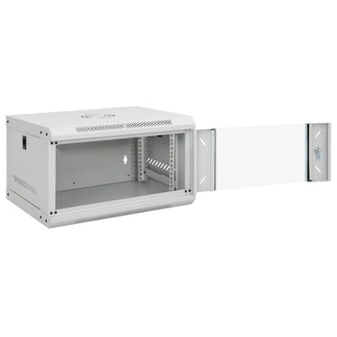 Vidaxl 6u wandgemonteerde netwerkkast 19 ip20 53x40x30 cm