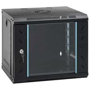 Vidaxl 9u wandgemonteerde netwerkkast 19 ip20 53x40x45 cm
