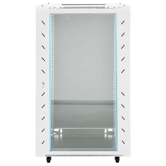 VidaXL Netwerkkast met draaiwieltjes 18U 19 IP20 60x60x100 cm