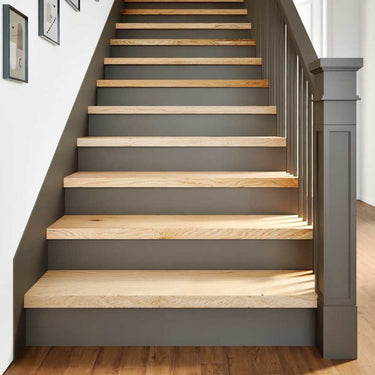 Vidaxl traptreden 4 st 100x25x2 cm onbehandeld massief eikenhout