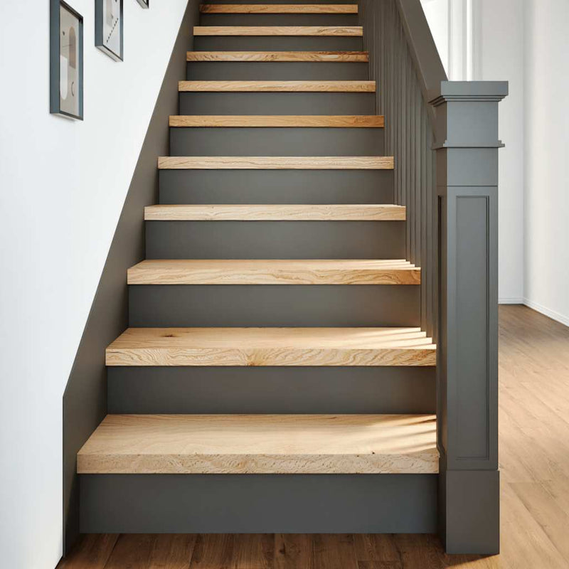 Afbeelding laden in galerijviewer, Vidaxl traptreden 4 st 70x30x2 cm onbehandeld massief eikenhout
