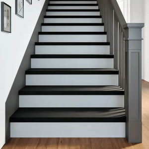 Vidaxl traptreden 4 st 90x30x2 cm massief eikenhout donkerbruin