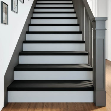 Vidaxl traptreden 4 st 100x30x2 cm massief eikenhout donkerbruin