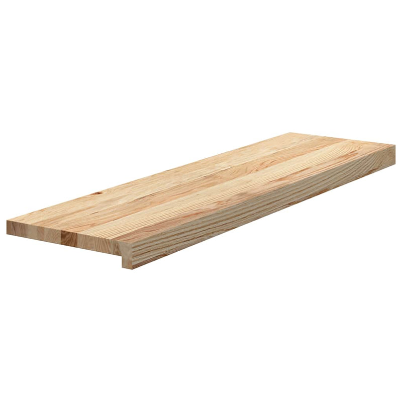 Load image into Gallery viewer, Vidaxl traptreden 2 st 90x25x2 cm onbehandeld massief eikenhout
