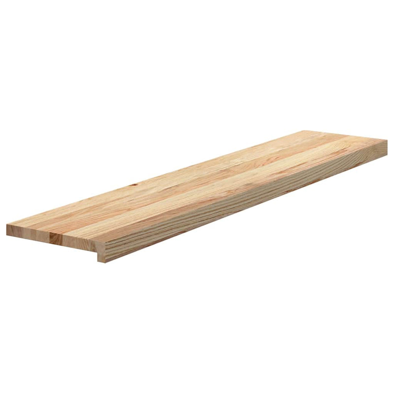 Load image into Gallery viewer, Vidaxl traptreden 2 st 120x25x2 cm onbehandeld massief eikenhout
