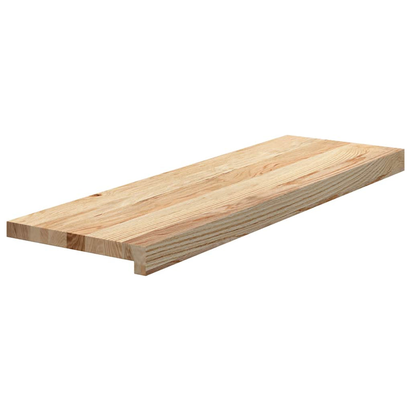 Load image into Gallery viewer, Vidaxl traptreden 2 st 80x30x2 cm onbehandeld massief eikenhout
