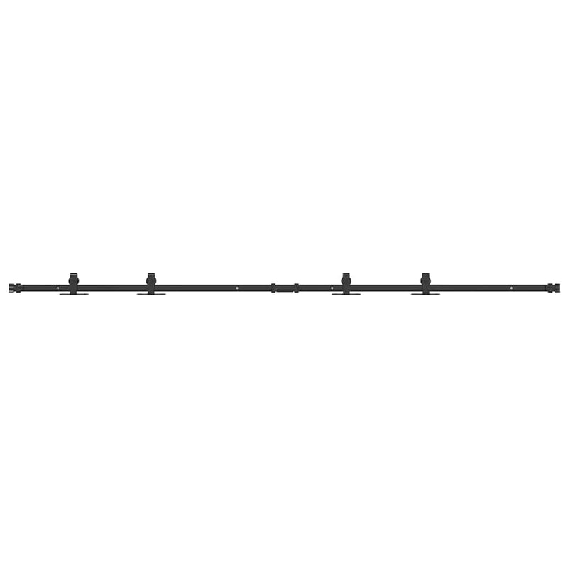 Load image into Gallery viewer, Vidaxl ophangset voor schuifdeur 200 cm koolstofstaal
