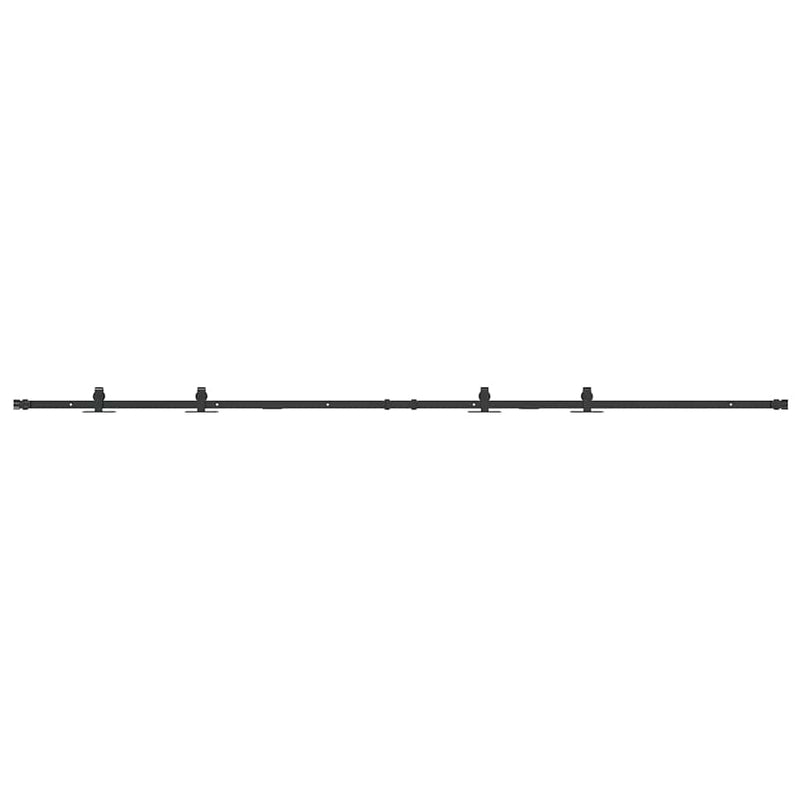 Load image into Gallery viewer, Vidaxl ophangset voor schuifdeur 244 cm koolstofstaal
