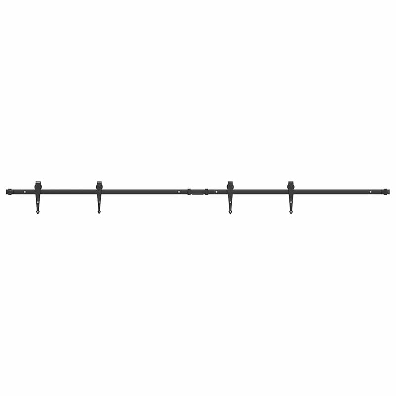 ギャラリービューアに画像をロードする, Vidaxl ophangset voor schuifdeur 200 cm koolstofstaal
