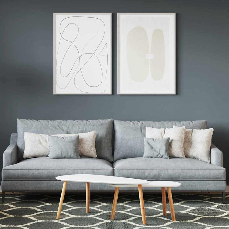 Chargez l'image dans la visionneuse de la galerie, Vidaxl muurverf grijs 2,5 l wandprint

