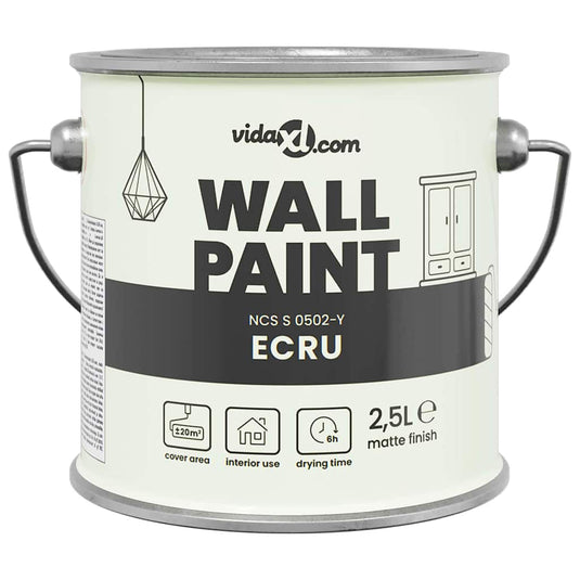 Vidaxl muurverf bruin 2,5 l wandprint
