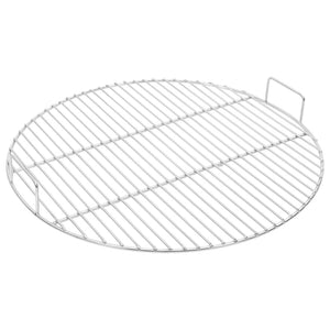 Vidaxl barbecuerooster met handgrepen rond ø54 cm 304 roestvrij staal