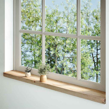 Vidaxl vensterbanken 2 st onbehandeld 160x15x2 cm massief eikenhout