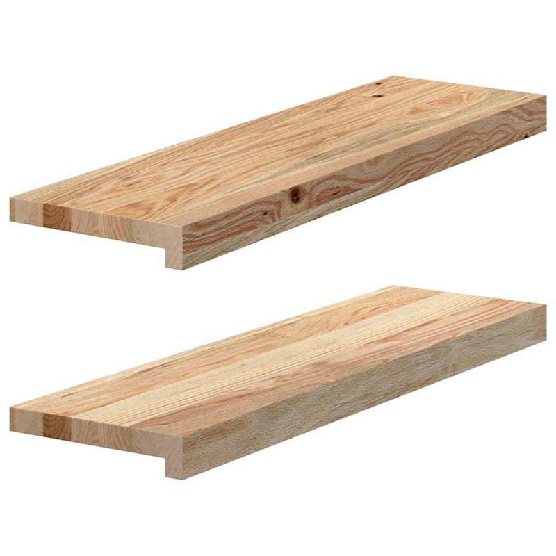 Load image into Gallery viewer, Vidaxl vensterbanken 2 st onbehandeld 70x20x2 cm massief eikenhout
