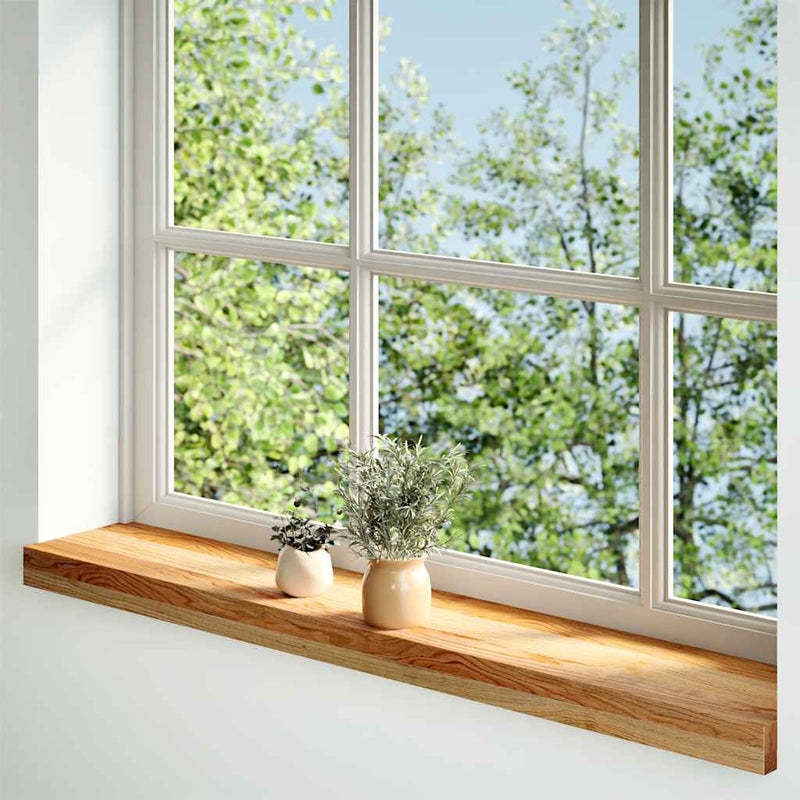 Load image into Gallery viewer, Vidaxl vensterbanken 2 st 90x15x2 cm massief eikenhout lichtbruin
