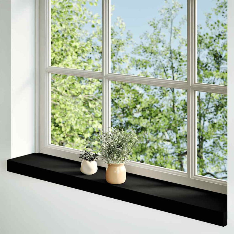 Load image into Gallery viewer, Vidaxl vensterbanken 2 st 90x15x2 cm massief eikenhout donkerbruin
