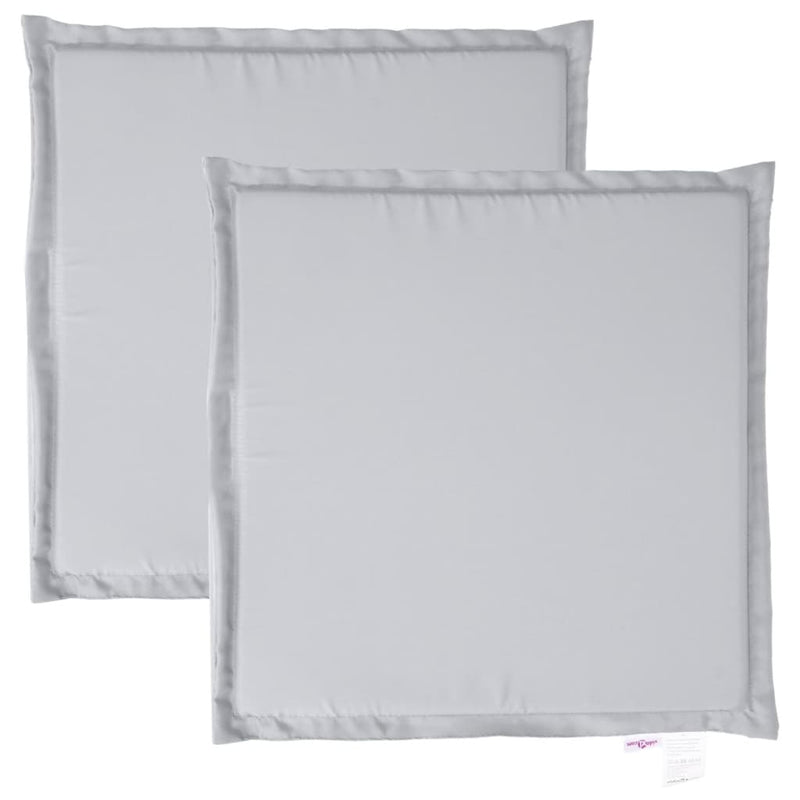 Load image into Gallery viewer, Vidaxl tuinzitkussens 2 st vierkant 45x45x2 cm lichtgrijs
