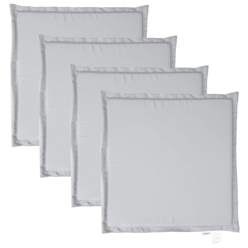 Load image into Gallery viewer, Vidaxl tuinzitkussens 4 st vierkant 45x45x2 cm lichtgrijs
