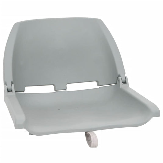 Vidaxl 2-delige bootstoelenset inklapbaar 48x51x41 cm grijs