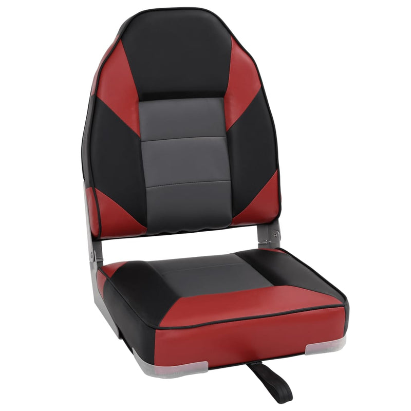 Chargez l'image dans la visionneuse de la galerie, Vidaxl bootstoelen 2 st inklapbaar met hoge rugleuning 39x43x58 cm
