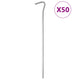 Vidaxl tentharingen 50 st ø5 mm 23 cm gegalvaniseerd staal