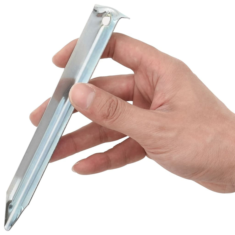 Load image into Gallery viewer, Vidaxl tentharingen 24 st ø20 mm 17 cm gegalvaniseerd staal
