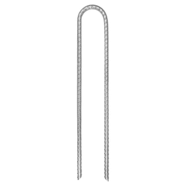Vidaxl tentharingen 12 st u-vormig ø7 mm 30 cm gegalvaniseerd staal