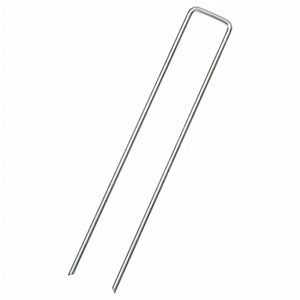 Vidaxl grondharingen 50 st u-vormig 20x4 cm gegalvaniseerd staal