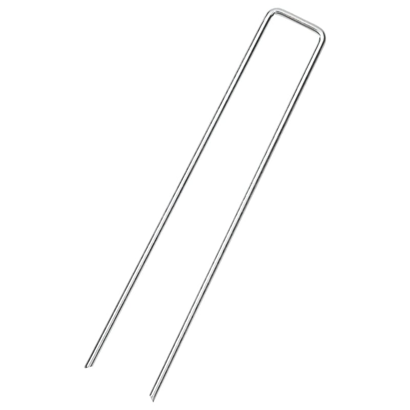 Load image into Gallery viewer, Vidaxl grondharingen 25 st u-vormig 20x3,5 cm gegalvaniseerd staal
