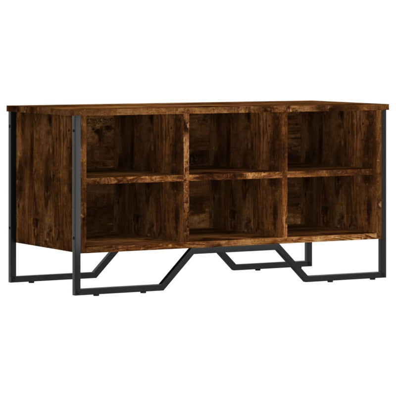 Load image into Gallery viewer, Vidaxl schoenenkast 90x38x45,5 cm bewerkt hout gerookt eikenkleurig
