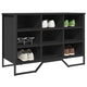Vidaxl schoenenkast 90x38x61,5 cm bewerkt hout zwart