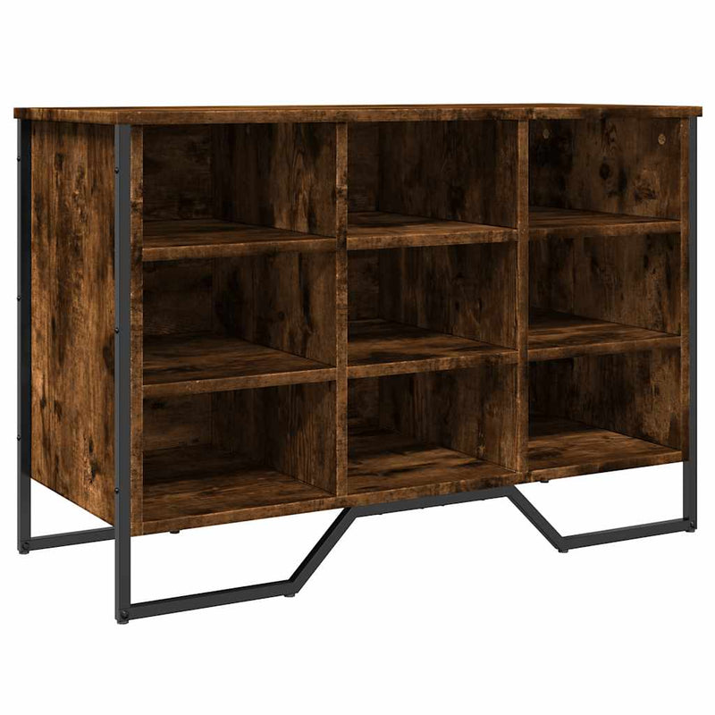 Load image into Gallery viewer, Vidaxl schoenenkast 90x38x61,5 cm bewerkt hout gerookt eikenkleurig
