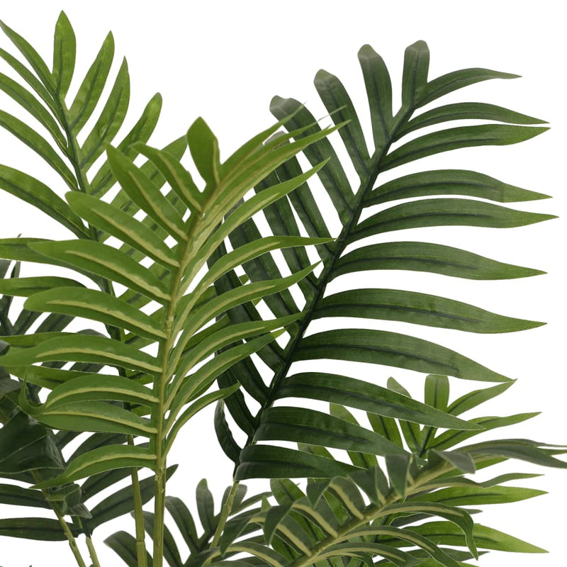 Load image into Gallery viewer, Vidaxl kunstpalmboom met 3 stammen 85 cm polypropeen groen
