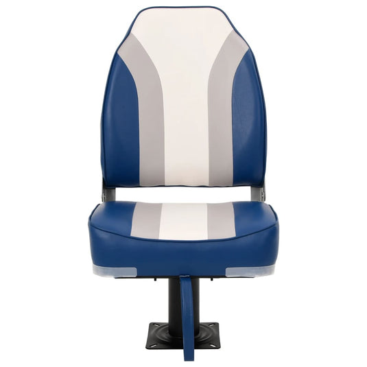 Vidaxl bootstoelen 2 st met poot 360° draaibaar