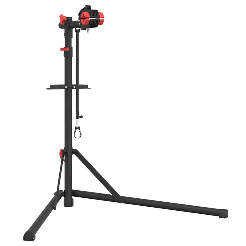 Load image into Gallery viewer, Vidaxl fietsreparatiestandaard inklapbaar 92-152 cm staal rood
