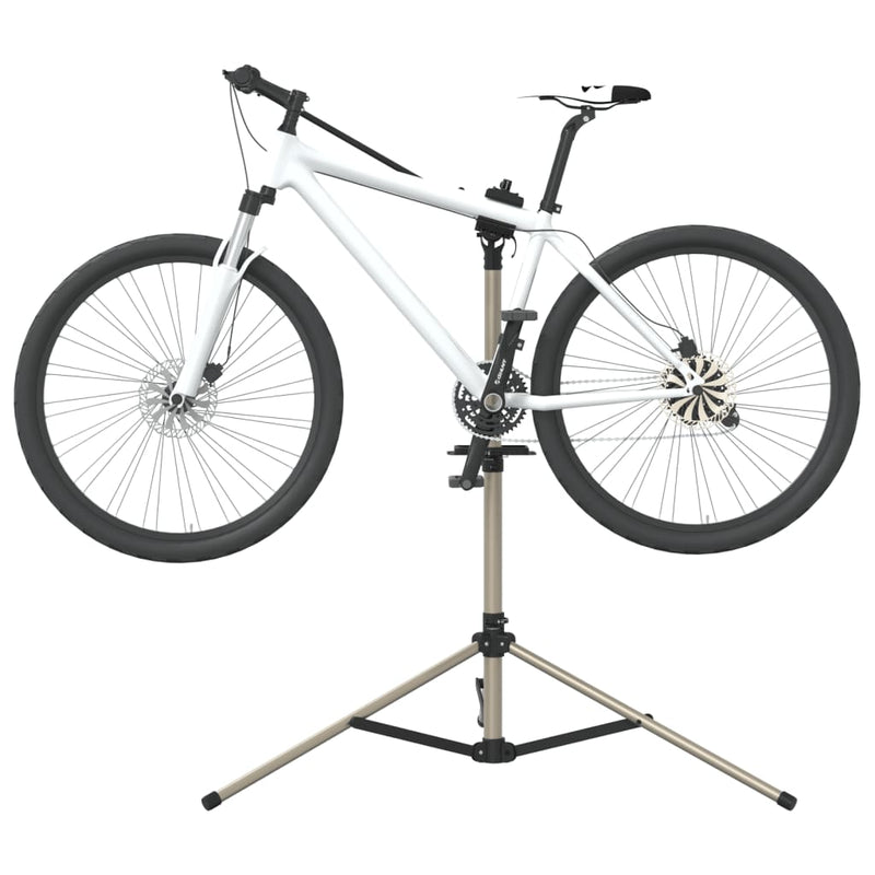 Load image into Gallery viewer, Vidaxl fietsreparatiestandaard inklapbaar 120-165 cm aluminium
