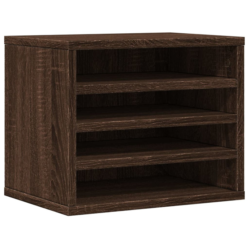 Load image into Gallery viewer, Vidaxl bureau organiser 36x26x29,5 cm bewerkt hout bruin eikenkleurig

