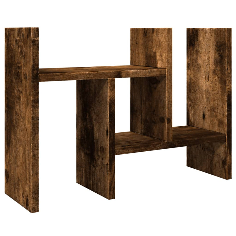 Load image into Gallery viewer, Vidaxl bureau organiser 34,5x15,5x35,5 cm hout gerookt eikenkleurig
