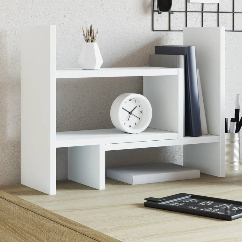 Load image into Gallery viewer, Vidaxl bureau organiser 38,5x17x39 cm bewerkt hout wit
