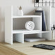 Vidaxl bureau organiser 38,5x17x39 cm bewerkt hout wit