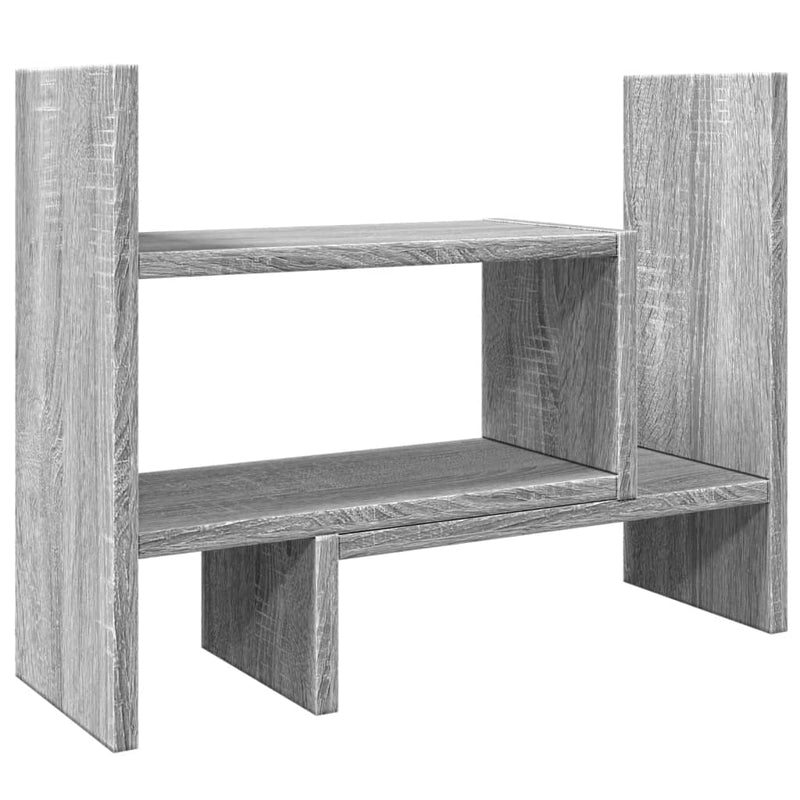 Load image into Gallery viewer, Vidaxl bureau organiser 38,5x17x39 cm bewerkt hout grijs sonoma eiken
