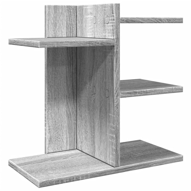 Load image into Gallery viewer, Vidaxl bureau organiser 42x21,5x42 cm bewerkt hout grijs sonoma eiken
