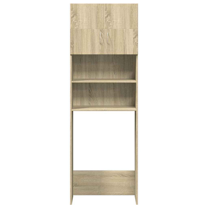 Load image into Gallery viewer, Vidaxl wasmachinekast 64x25,5x190 cm bewerkt hout sonoma eikenkleurig
