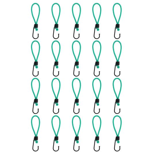 Vidaxl spanelastieken met haken 20 st 15 cm