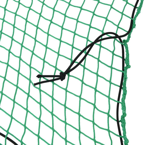 VidaXL Aanhangwagennet elastisch touw 2,5x1,5 m polypropeen groen